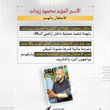 الأسير المؤبد محمود زيدات.. صبر الزوجة وثبات العمر الطويل