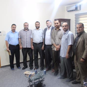 زيارة وفد من مرئية الأقصى لمكتب إعلام الأسرى