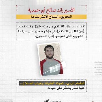 رائد أبو حمدية.. أسيرٌ يقاوم الموت بصمت خلف القضبان