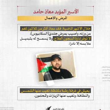 الأسير المؤبد معاذ حامد.. المطارد الذي لم تُطفئه السجون