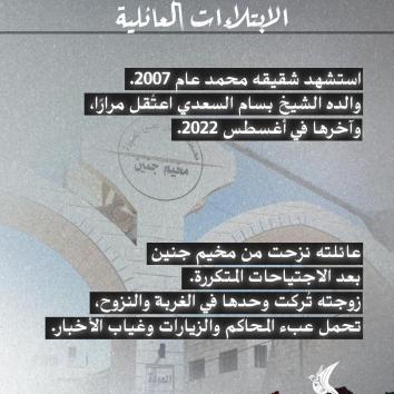 الأسير الإداري عماد أبو الهيجا  : خمسة اعتقالات سرقت شبابه وزواجه وتركته يواجه النزوح والمرض