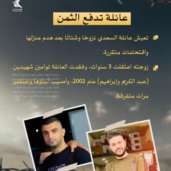 الشيخ بسام السعدي.. أسير خلف القضبان وأبناء تحت الملاحقة ونكبة لا تنتهي