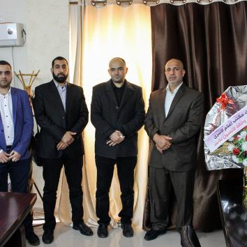 زيارة إدارة المكتب لقناة الأقصى، ومرئية الأقصى، ووكالة الأناضول للأنباء